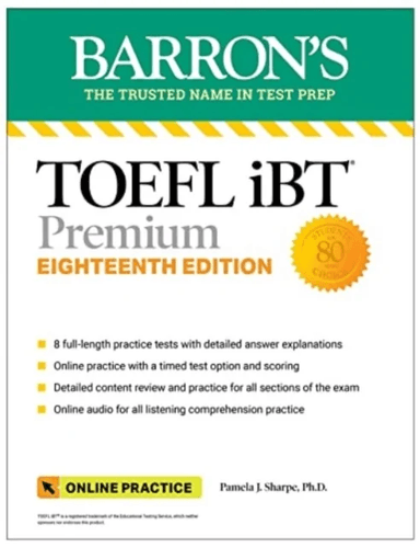 TOEFL iBT Premium with 8 Online Practice Tests + Online Audio, Eighteenth Edition av Pamela J. Sharpe