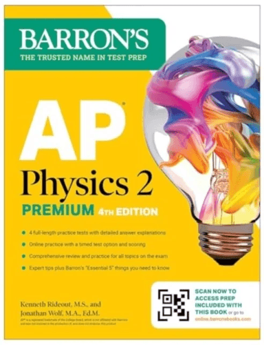 AP Physics 2 Premium, Fourth Edition: Prep Book with 4 Practice Tests + Comprehensive Review + Onlin av Barron's Educational Series, Kenneth M.S.