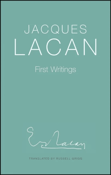 First Writings av Jacques Lacan