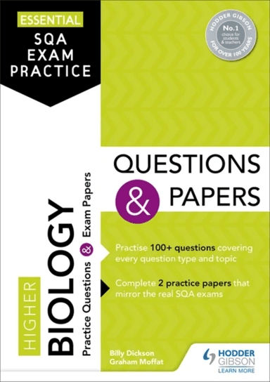 Essential SQA Exam Practice: Higher Biology Questions and Papers av Billy Dickson, Graham Moffat
