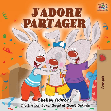 J'adore Partager av Shelley Admont, Kidkiddos Books