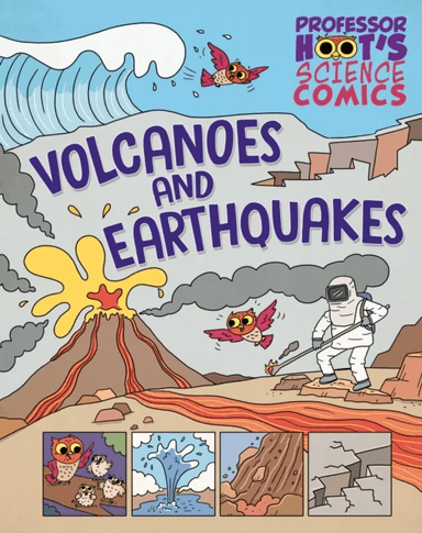Professor Hoot's Science Comics: Volcanoes and Earthquakes av Jen Green