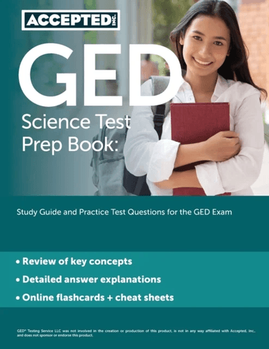 GED Science Test Prep Book av Cox