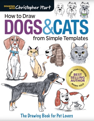 How to Draw Dogs &amp; Cats from Simple Templates av Christopher Hart