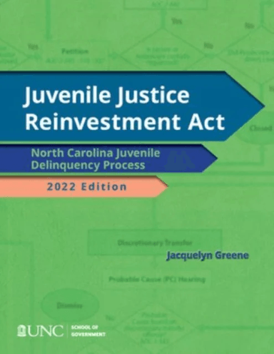 Juvenile Justice Reinvestment Act av Jacquelyn Greene