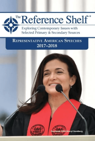 Representative American Speeches, 2017-2018 av HW Wilson