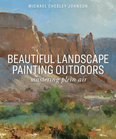 Beautiful Landscape Painting Outdoors av Michael Chesley Johnson