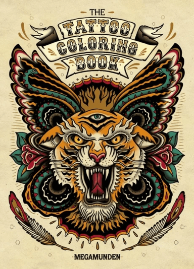 The Tattoo Colouring Book av Megamunden