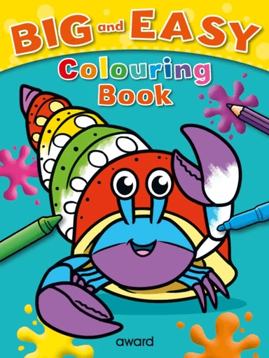 Big &amp; Easy Colouring Books: Crab