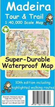 Madeira Tour and Trail Map av David Brawn