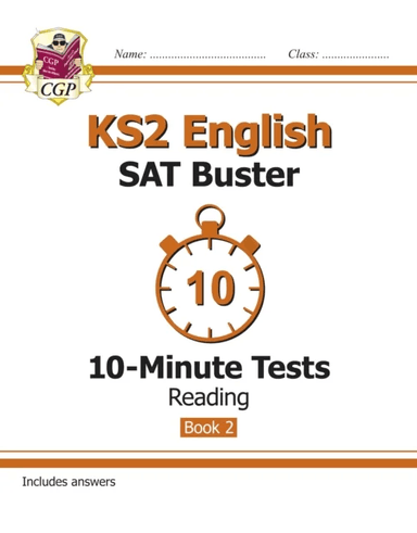 KS2 English SAT Buster 10-Minute Tests: Reading - Book 2 (for the 2024 tests) av CGP Books