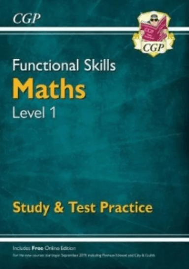 Functional Skills Maths Level 1 - Study &amp; Test Practice av CGP Books