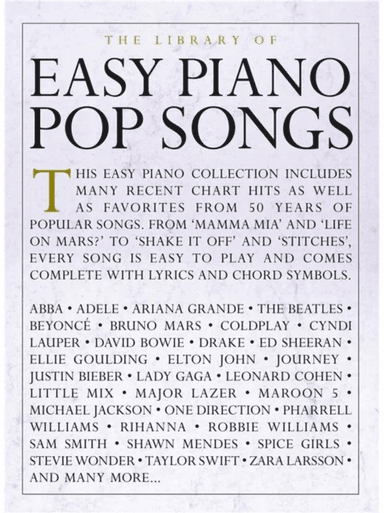 The Library Of Easy Piano Pop Songs av Hal Leonard Publishing Corporation