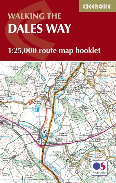 The Dales Way Map Booklet av Terry Marsh