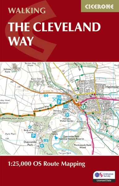 The Cleveland Way Map Booklet av Paddy Dillon