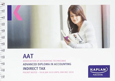 INDIRECT TAX (FA18) - POCKET NOTES av KAPLAN PUBLISHING