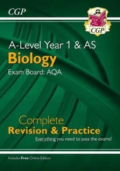 A-Level Biology: AQA Year 1 &amp; AS Complete Revision &amp; Practice with Online Edition av CGP Books