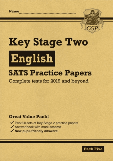 KS2 English SATS Practice Papers: Pack 5 - for the 2024 tests (with free Online Extras) av CGP Books