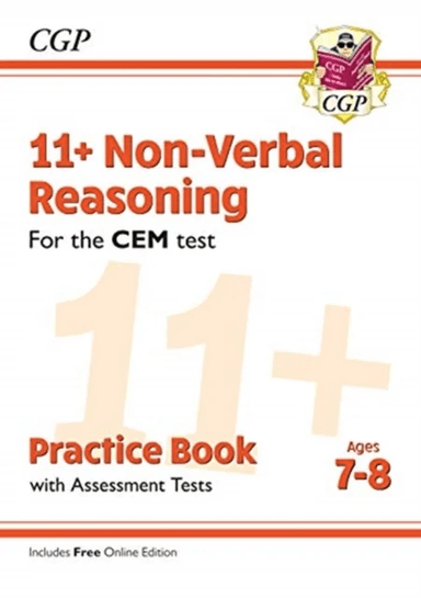 11+ CEM Non-Verbal Reasoning Practice Book &amp; Assessment Tests - Ages 7-8 (with Online Edition): unbe av CGP Books