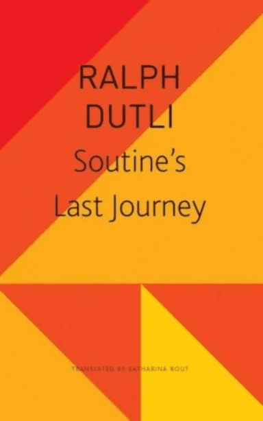 Soutine¿s Last Journey av Ralph Dutli