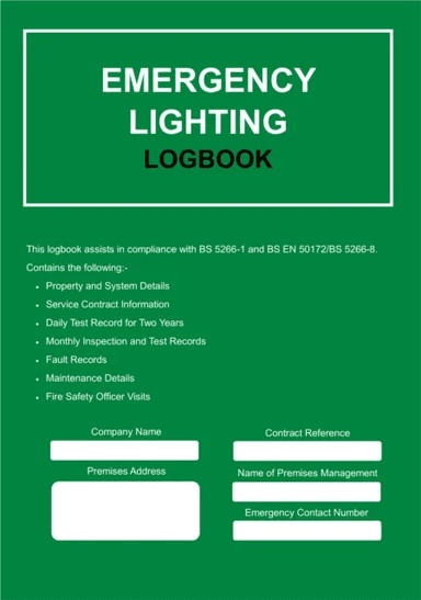 Emergency Lighting Logbook av Paul Docs-Store