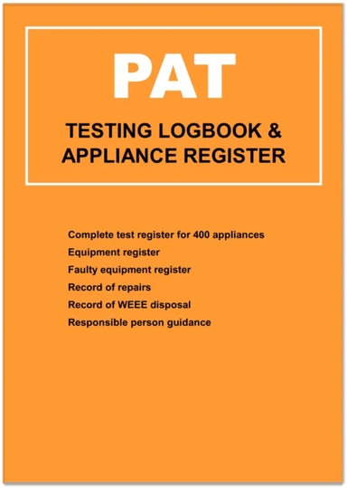 PAT (Portable Appliance Testing) Logbook av Docs-Store