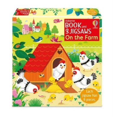 Usborne Book and 3 Jigsaws: On the Farm av Sam Taplin