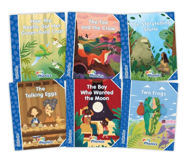 Jolly Phonics Folktales Blue Readers (Level 4) Complete Set (1-6) av Louise Van-Pottelsberghe