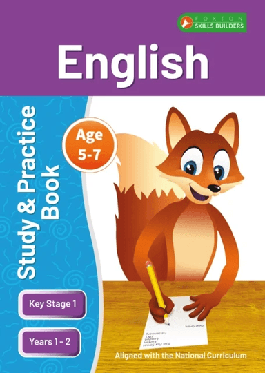 KS1 English Study and Practice Book for Ages 5-7 (Years 1 - 2) Perfect for learning at home or use i av Foxton Books