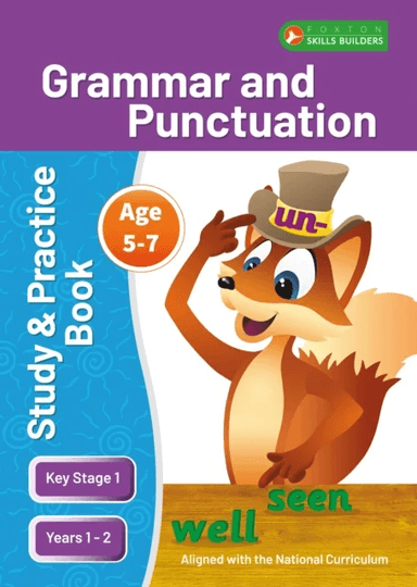 KS1 Grammar &amp; Punctuation Study and Practice Book for Ages 5-7 (Years 1 - 2) Perfect for learning at av Foxton Books