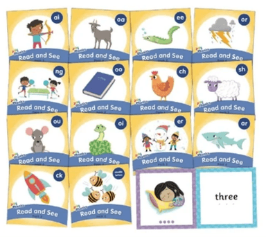 Jolly Phonics Read and See, Pack 2 av Sue Lloyd, Sara Wernham