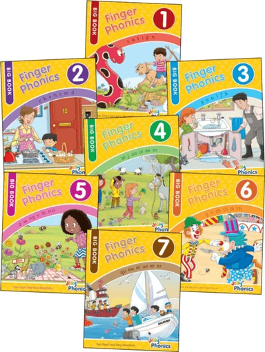 Finger Phonics Big Books 1-7 av Sara Wernham, Sue Lloyd