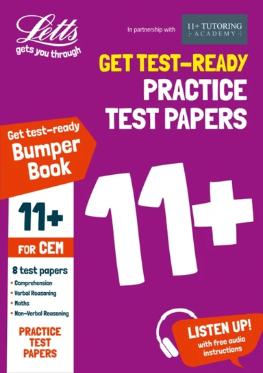 11+ Verbal Reasoning, Non-Verbal Reasoning &amp; Maths Practice Papers (Bumper Book with 4 sets of tests av Collins 11+, The 11 Plus Tutoring Academy,