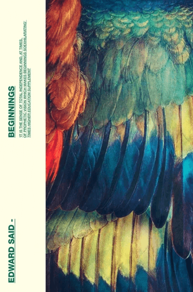 Beginnings av Edward W. Said