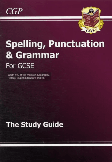 GCSE Spelling, Punctuation and Grammar Study Guide av CGP Books