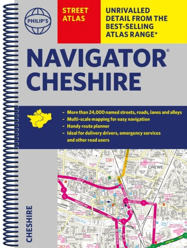 Philip's Street Atlas Navigator Cheshire av Philip's Maps