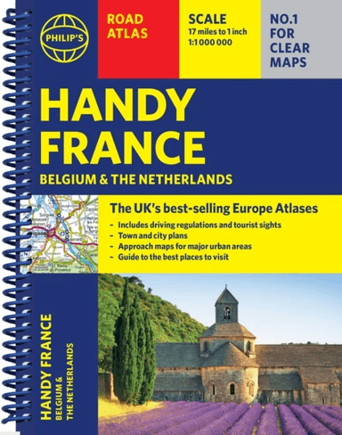 Philip's Handy Road Atlas France, Belgium and The Netherlands av Philip's Maps