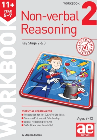 11+ Non-verbal Reasoning Year 5-7 Workbook 2 av Stephen C. Curran, Andrea F. Richardson
