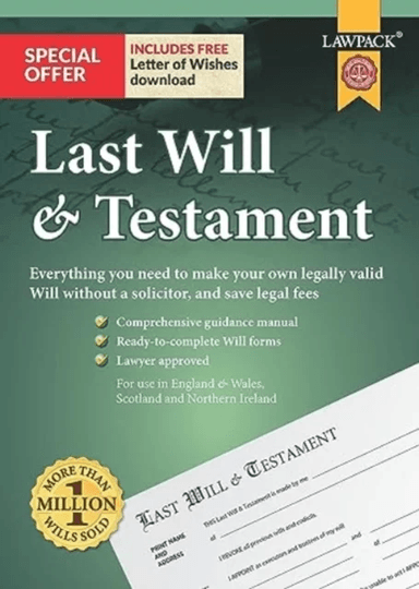 Last Will &amp; Testament Kit av Lawpack