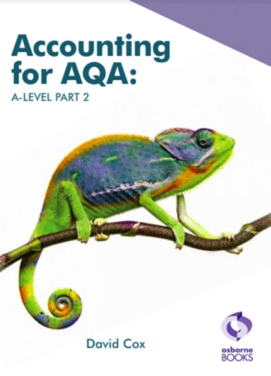 Accounting for AQA A-level Part 2 - Text av David Cox