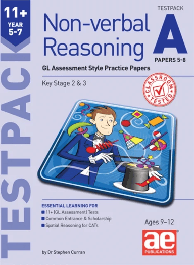 11+ Non-verbal Reasoning Year 5-7 Testpack A Papers 5-8 av Andrea F Richardson, Dr Stephen C Curran