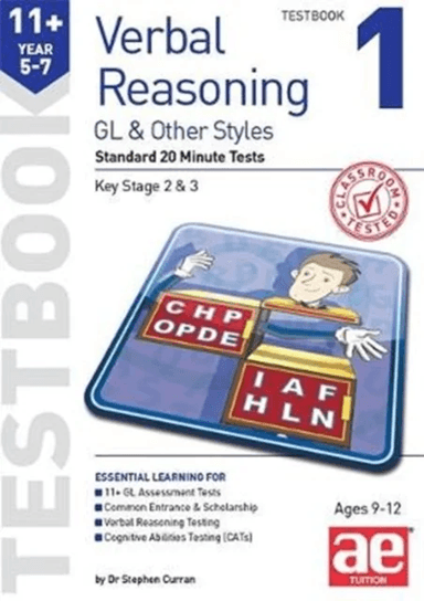 11+ Verbal Reasoning Year 5-7 GL &amp; Other Styles Testbook 1 av Stephen C. Curran