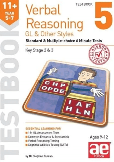 11+ Verbal Reasoning Year 5-7 GL &amp; Other Styles Testbook 5 av Stephen C. Curran, Nicholas Geoffrey Stevens