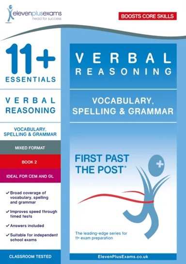 11+ Essentials Verbal Reasoning: Vocabulary, Spelling &amp; Grammar Book 2