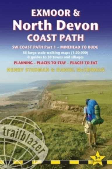 Exmoor &amp; North Devon Coast Path Trailblazer Walking Guide