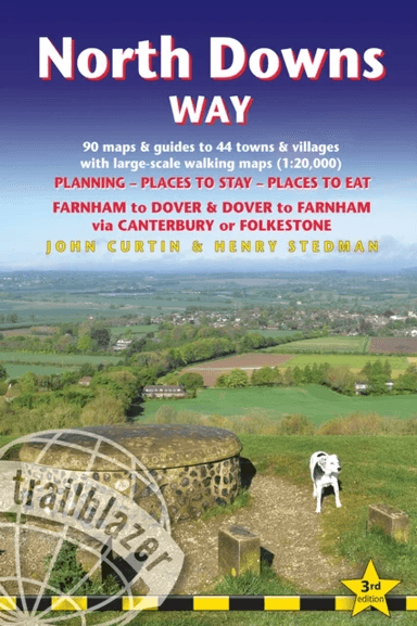 North Downs Way Trailblazer Walking Guide 3e av Henry Stedman John Curtin Henry Stedman John Curtin
