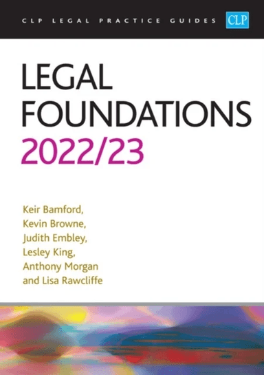 Legal Foundations 2022/2023 av Browne, Bamford