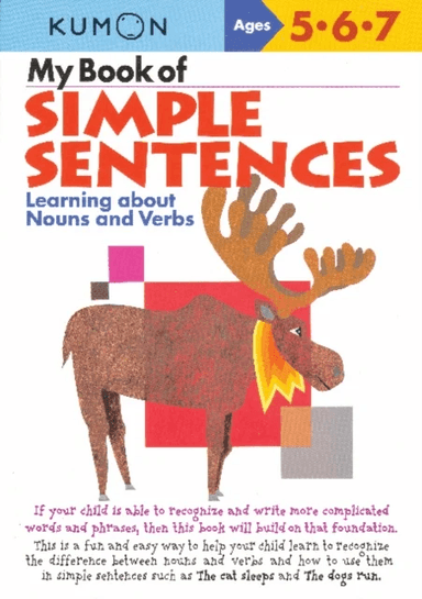 My Book of Simple Sentences: Nouns and Verbs av Kumon
