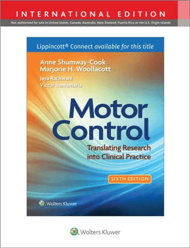 Motor Control av Anne Shumway-Cook, Marjorie H Woollacott