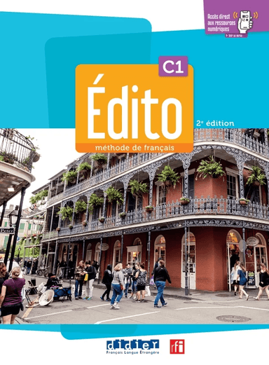 Édito C1 - édition 2022-2024 - Livre + cahier + di av Collectif
